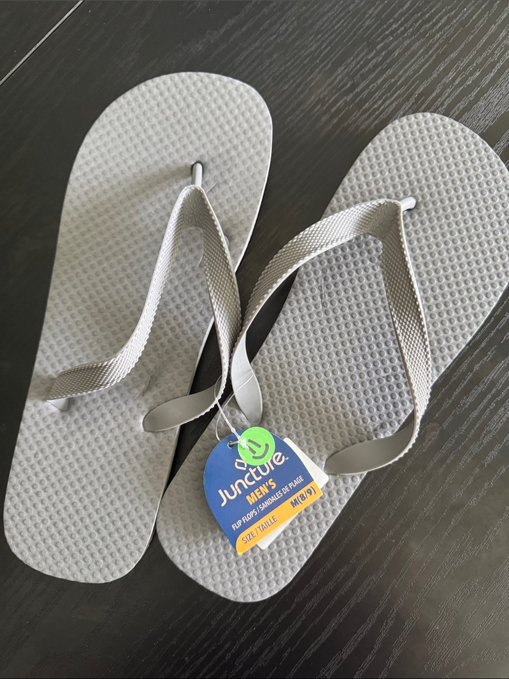 Juncture Men's Gray Flip Flops
